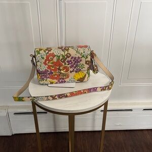 Coach Floral Crossbody Bag in Multicolor Floral Print